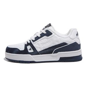 Облачный принт термостойкий противоскользящий износостойкий легкий дышащий увеличивающий высоту низкий верх KFT, Denim синий Fleece-Lined