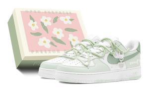 Мужские кроссовки для скейтбординга Nike Air Force 1 Low, зеленый