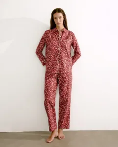 Женская пижама-рубашка с цветочным принтом Énfasis, красный