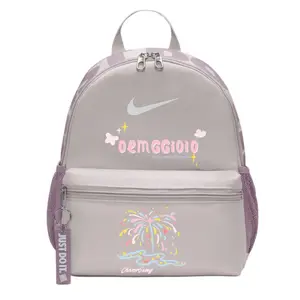 Nike Тканевый рюкзак женский серый фиолетовый красный, Firework