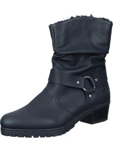 Сапоги зимние женские Rieker Winterstiefeletten на каблуке, черный