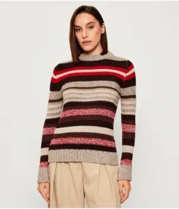 Шерстяная водолазка ILDE regular fit Weekend Maxmara, коричневый