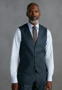 Фирменный жилет для костюма zignone стандартного кроя Next, Blue