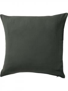 Erwin Müller Хлопковая наволочка Arona серого цвета