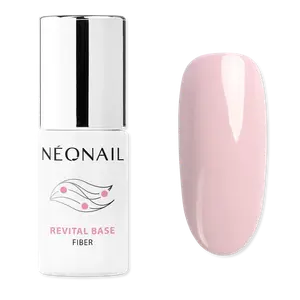 Лак для ногтей base fiber Neonail, creamy splash, объем 7.2 мл
