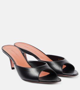 Кожаные мюли Alexa 60 Amina Muaddi, черный