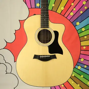 Taylor-guitars Акустическая электрогитара Taylor 114CE из ели и ореха с чехлом