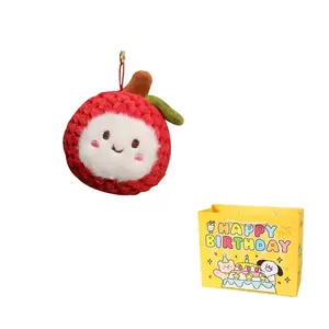 Enlightenment Плюшевый подвесной брелок Litchi & Drum & Embroidered Stools высотой 8 см