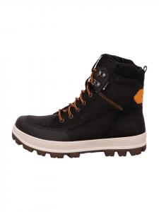 Superfit Черные ботинки на шнуровке