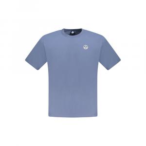 Синяя хлопковая мужская футболка North Sails