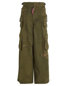 Брюки Dsquared2, зеленый