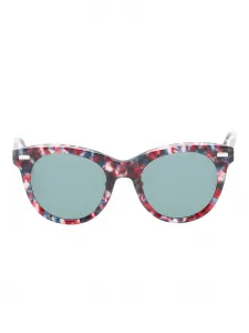 Солнцезащитные очки в круглой оправе Thom Browne, синий