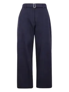 Брюки с ремнем Studio Nicholson, синий