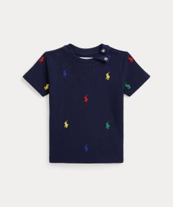 Детская футболка-поло Polo Pony из хлопковой сетки Polo Ralph Lauren, цвет 410 Navy