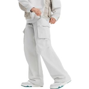 Унисекс карго брюки жемчужно-бежевый белый DECATHLON