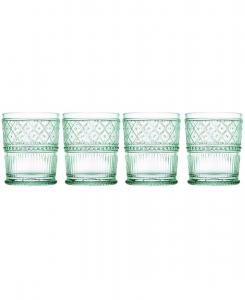 Набор из 4 бокалов для коктейля «Двойной Олд Фэшн» от Claro Godinger, зеленый
