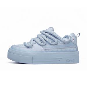 STANAIR Play Cool 1.0 Удобные нескользящие низкие скейтерские туфли для женщин с эффектом увеличения роста - небесно-голубые, цвет Sky Blue