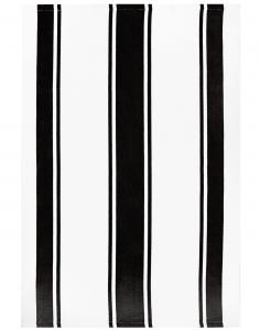 Классическое хлопковое полотенце в полоску MU Kitchen, 20 x 30 дюймов, цвет Onyx
