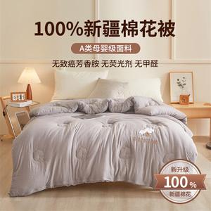 Yalu Одеяло зимнее утепленное 220х240 см, 5 кг, 100% хлопок Синьцзян, цвет Upgraded Version - Yun Nuan Gray