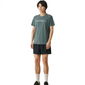 MERRELL Футболка мужская Light Army Green Crew Neck Moderate Straight Fit