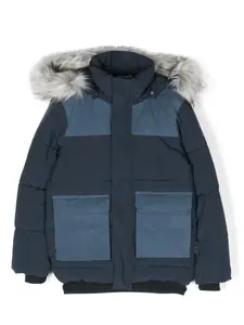 Пуховик Herbert с капюшоном Molo, синий