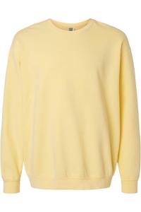 Легкая флисовая толстовка с круглым вырезом Comfort Colors Garment-Dyed, цвет butter