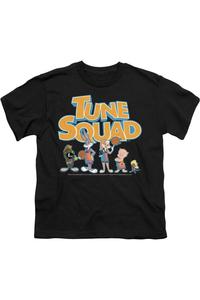Футболка Space Jam 2 с надписью Tune Squad для детей Gildan, черный
