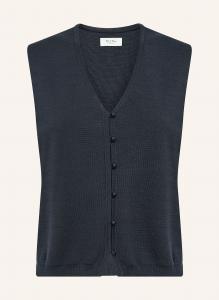 Вязаный жилет Part Two, синий