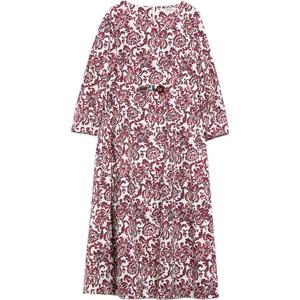 Длинное платье с рукавами женское красное 'S MAX MARA