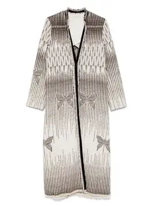 Пальто с V-образным вырезом Forte Forte, нейтральный