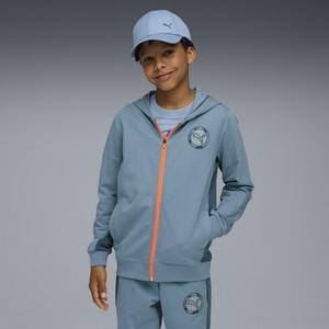 Детская спортивная толстовка на молнии с графическим принтом, размеры 120-160 см.