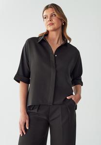 Блузка на пуговицах TENNESSEE WILLA, черный