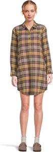 Женское платье-поповер Re-Form с длинными рукавами Toad&Co, Chestnut Check