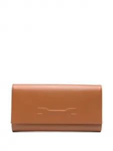 Сумка на плечо с тиснением Elisabetta Franchi, коричневый