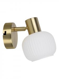 Настенный светильник "LEARTA" из матовой латуни - (Д)16 см x (Ш)10 см x (В)13,5 см