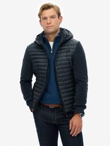 Гибридная худи-куртка Storm Fleece Superdry, Eclipse Navy