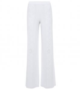 Широкие брюки с высокой талией Marine Serre, Optic White