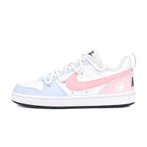 Детские скейтерские кроссовки Court Borough для младших школьников Nike, синий/розовый/белый