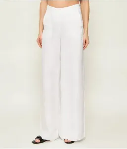 Льняные брюки MLLOTTELIA relaxed fit Marella, белый