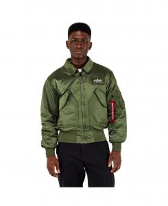 Мужская летная куртка Alpha Cwu 45/P Alpha Industries, Sage