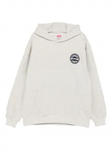 Толстовка с длинными рукавами и нашивкой-логотипом KENZO, серый