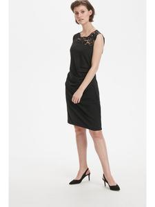 Платье до колена Kaffe, глубокий черный