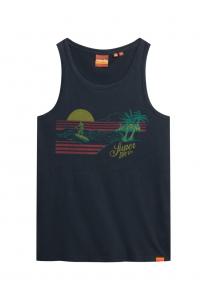 Рубашка Superdry, темно-синий