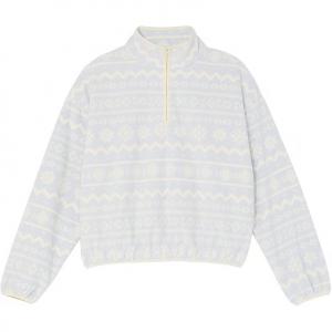 Розовый плюшевый свитшот с молнией наполовину/Гортензия синий свитшот Женский Гортензия синий Victoria's Secret, Гортензия синий/Гортензия вересково-синий