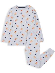 Threadboys Пижама 'Dasher' в крапчатом сером