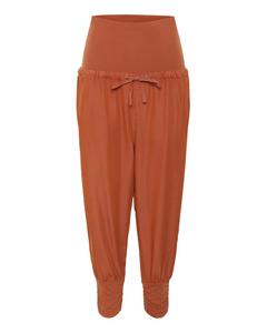 Зауженные брюки-шаровары Cream Linee, темно-оранжевый