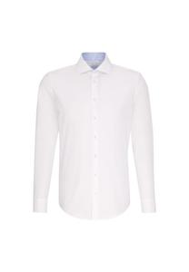 Деловая рубашка узкая Seidensticker, белый