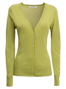 Influencer Кардиган вязаный в оливковом цвете