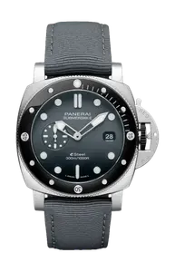 Часы submersible quarantaquattro esteel grigio roccia Panerai