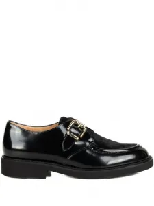 Кожаные ботинки с пряжками Luca Grossi, черный